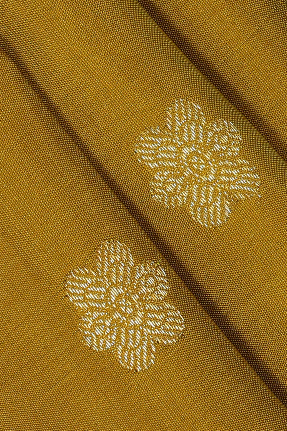Image of Moss-Green Kanchipattu Saree