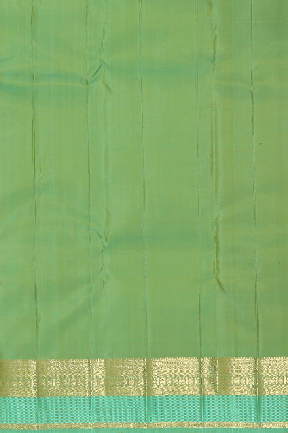 Image of Moss-Green Kanchipattu Saree