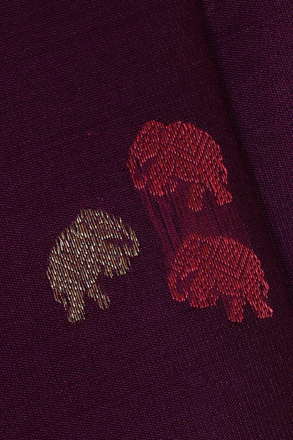 Image of Violet Kanchipattu Saree