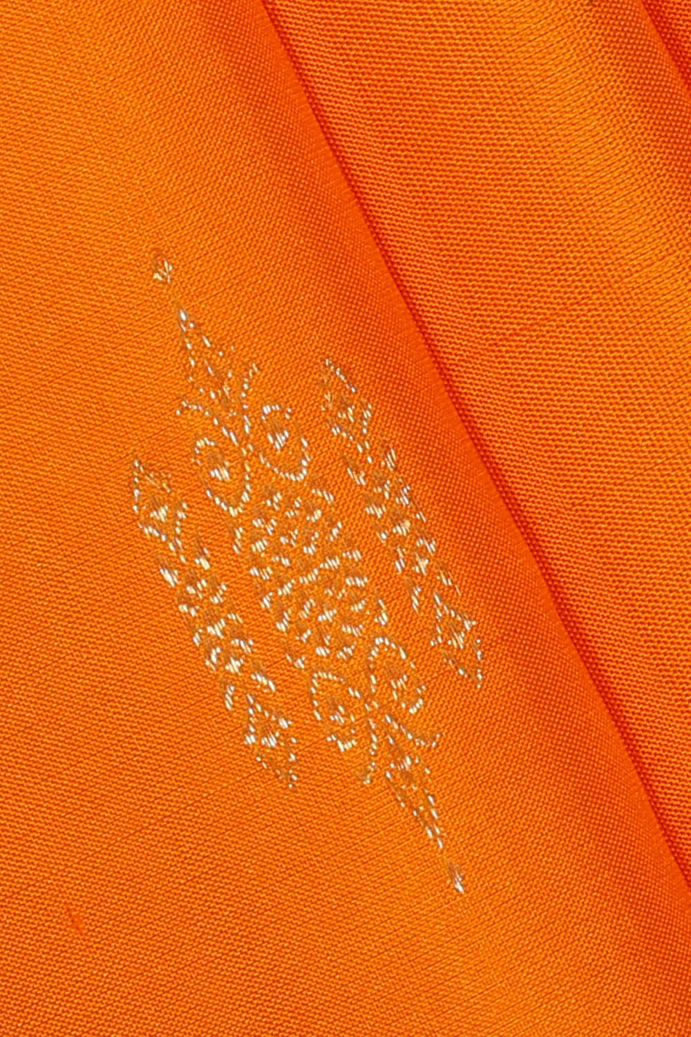 Image of Kanchipattu Orange Saree