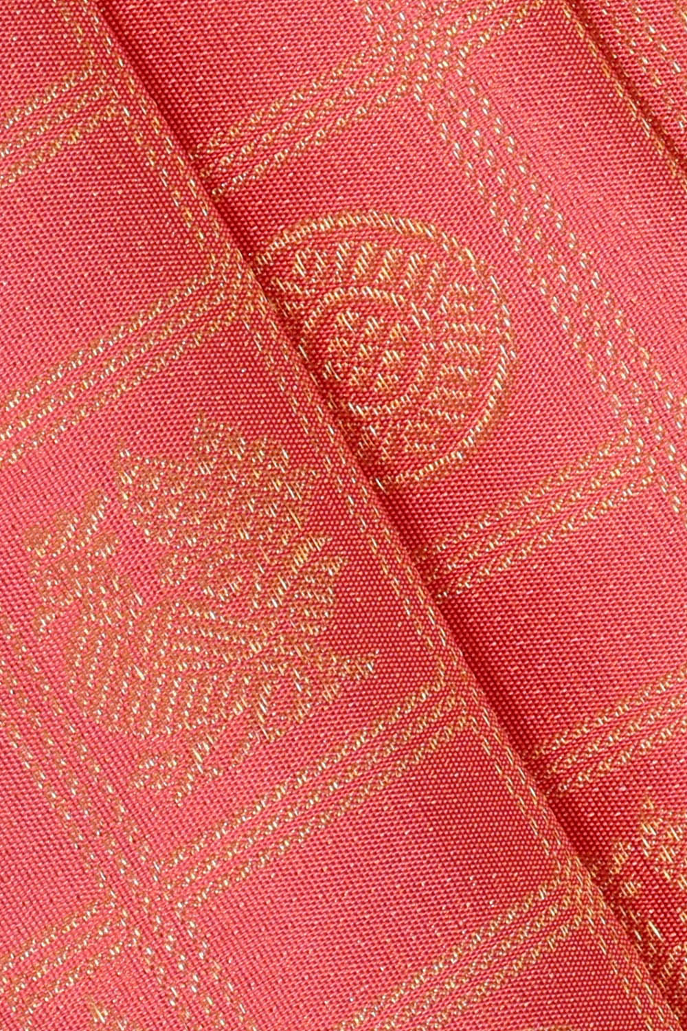Image of Kanchipattu Pink Kattam Saree