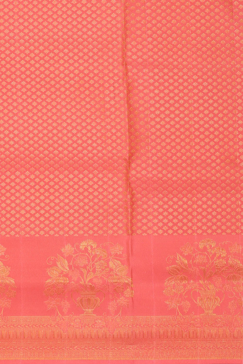 Image of Kanchipattu Pink Kattam Saree