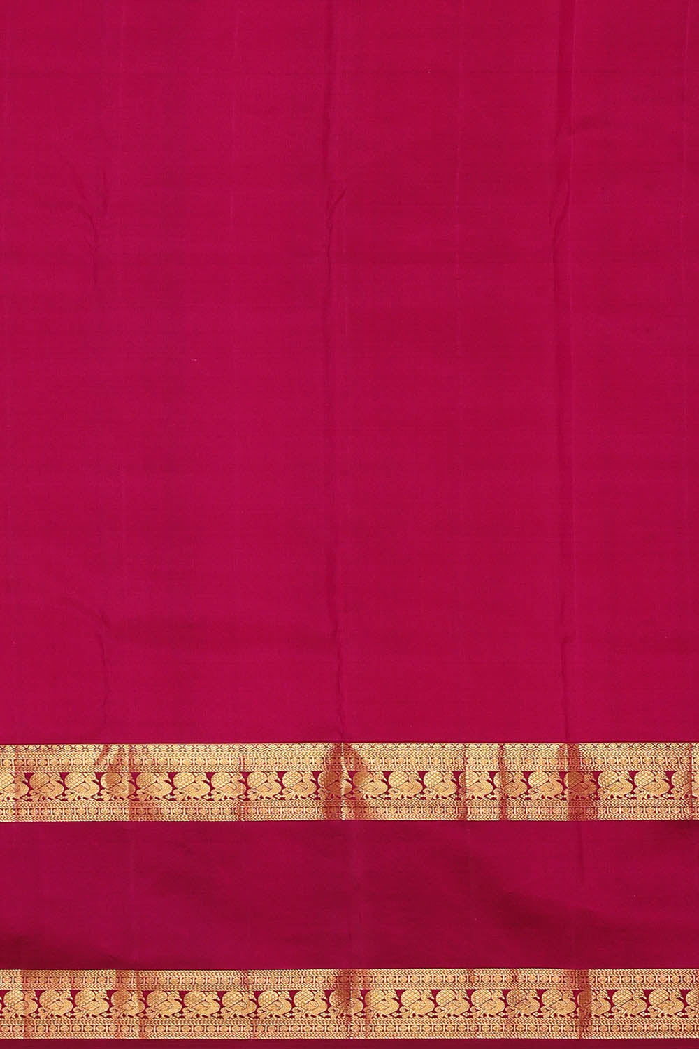 Image of Coral-Pin Kanchipattu Kattam Saree