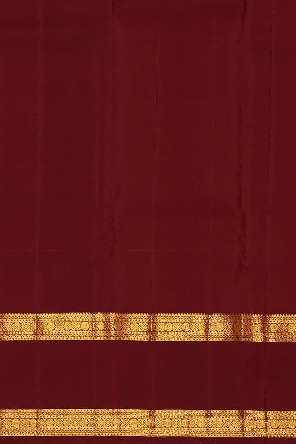 Image of Kanchipattu Rust-Orange Saree