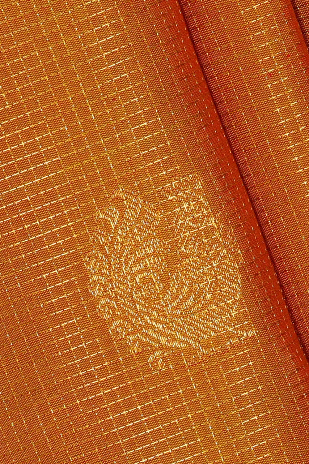 Image of Kanchipattu Mustard Kattam Saree