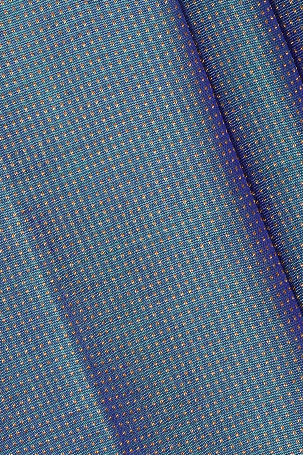 Image of Kanchipattu Blue Saree