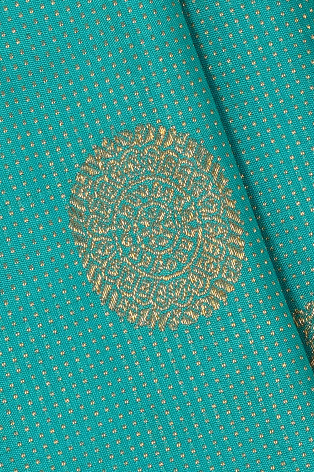 Image of Kanchipattu Blue Saree