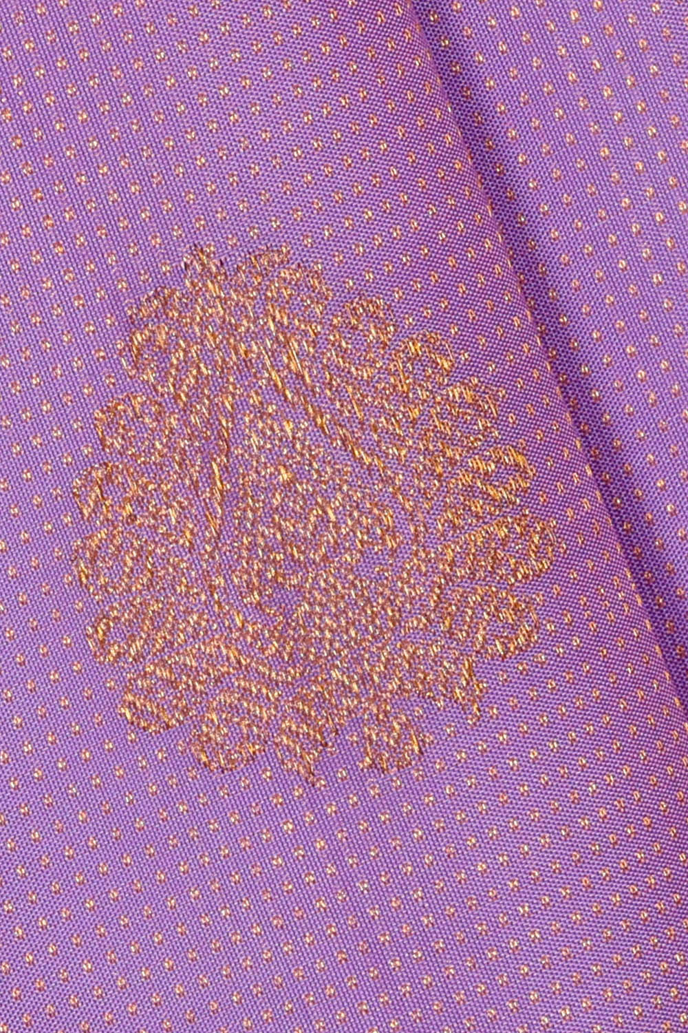 Image of Kanchipattu Lavender-Pink Saree