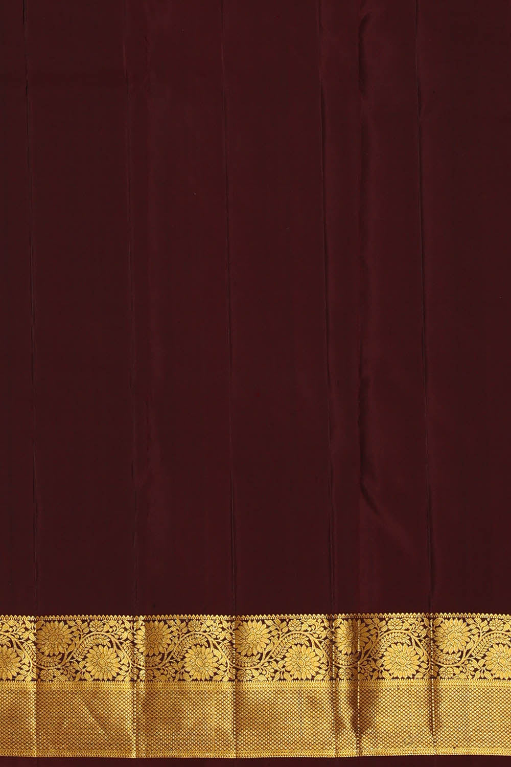 Image of Wine-Purple Kanchipattu Saree