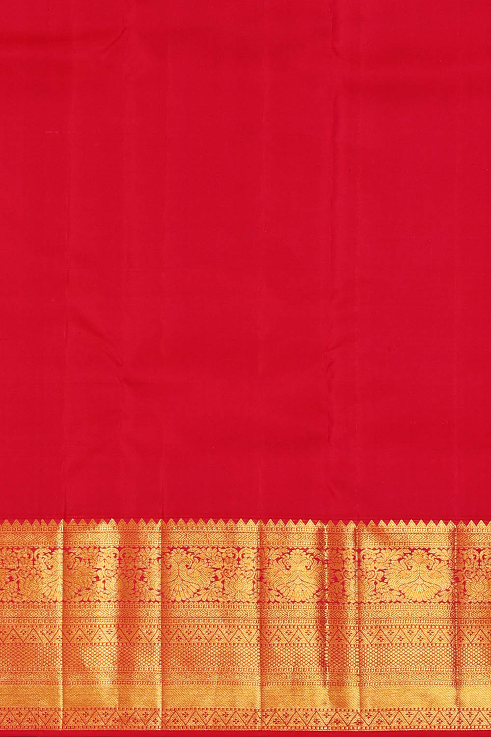 Image of Kanchipattu Red Brocade Saree