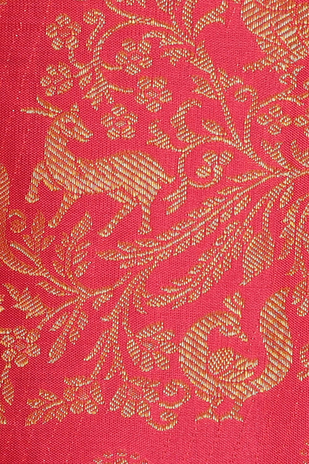 Image of Kanchipattu Pink Brocade Saree