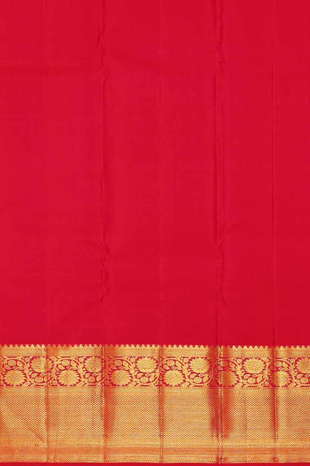 Image of Kanchipattu Red Brocade Saree