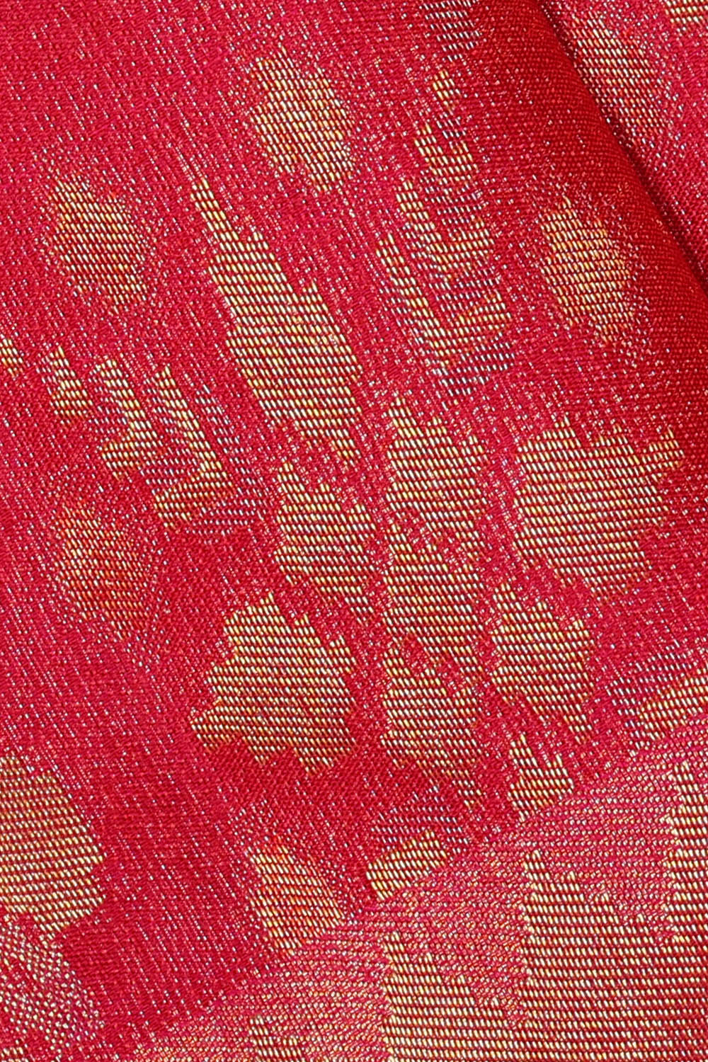 Image of Kanchipattu Fuchsia-Pink Brocade Saree