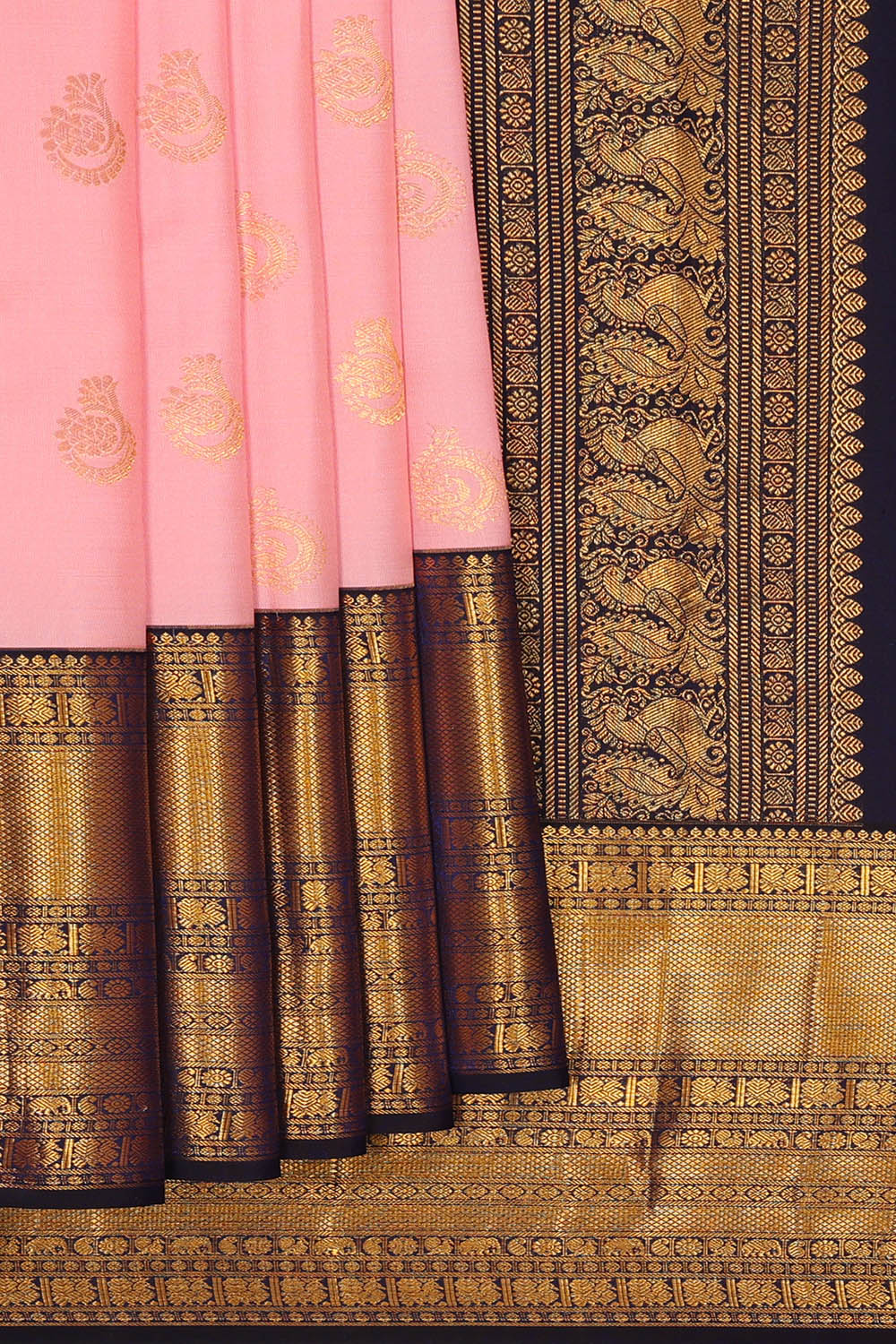 Image of Kanchipattu Pink Saree