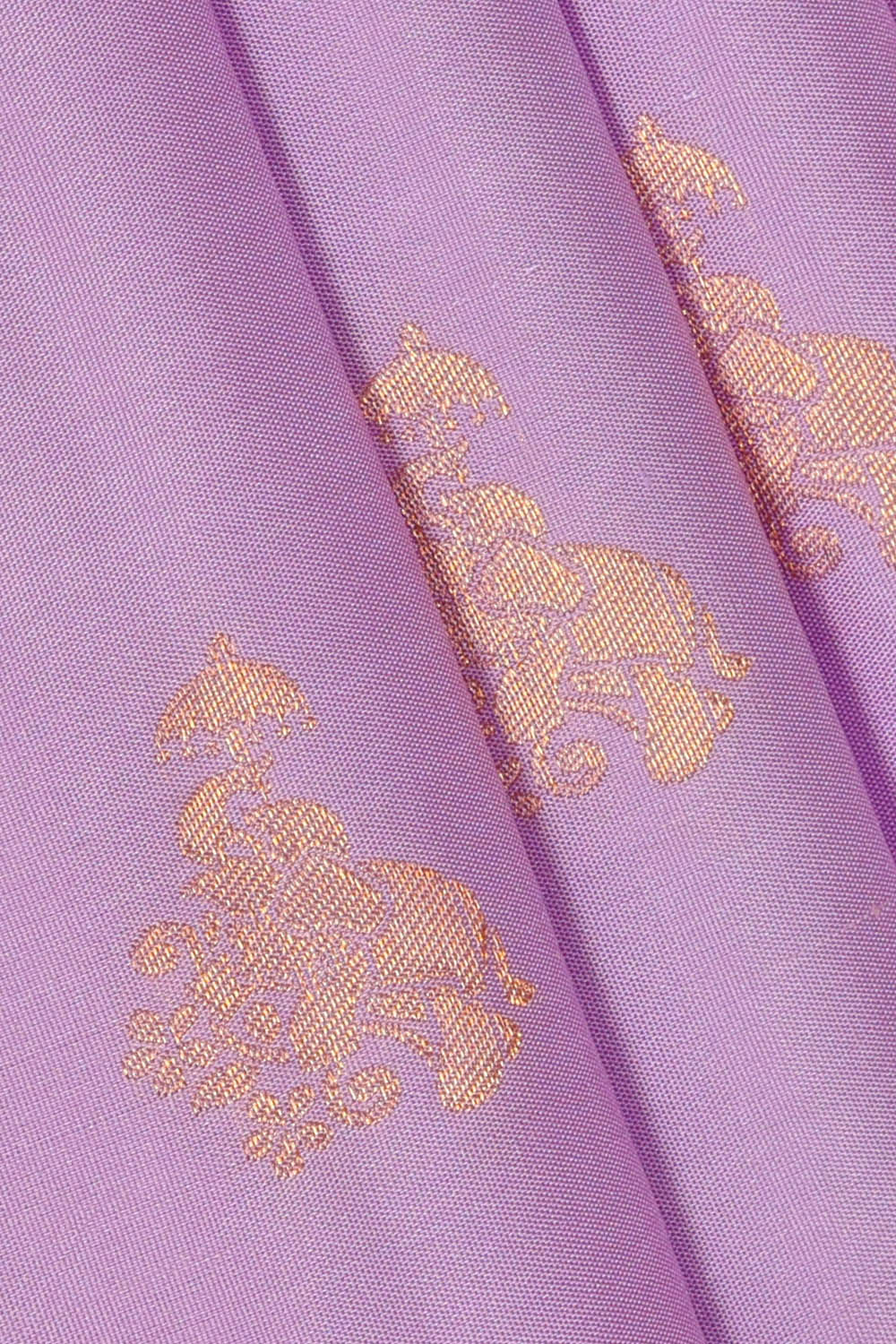 Image of Kanchipattu Lavender Saree