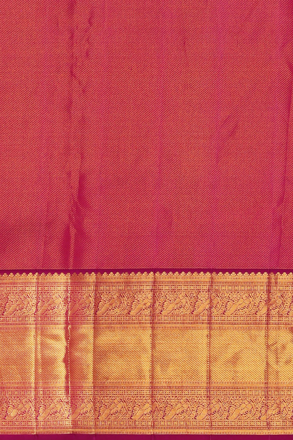 Image of Pink Kanchipattu Tissue Brocade Saree