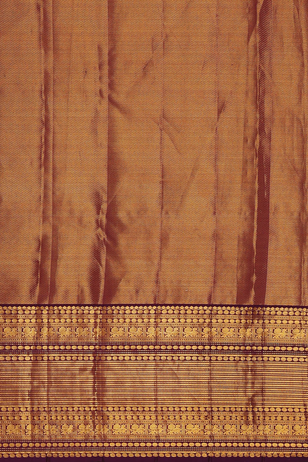 Image of Yellow Kanchipattu Tissue Saree