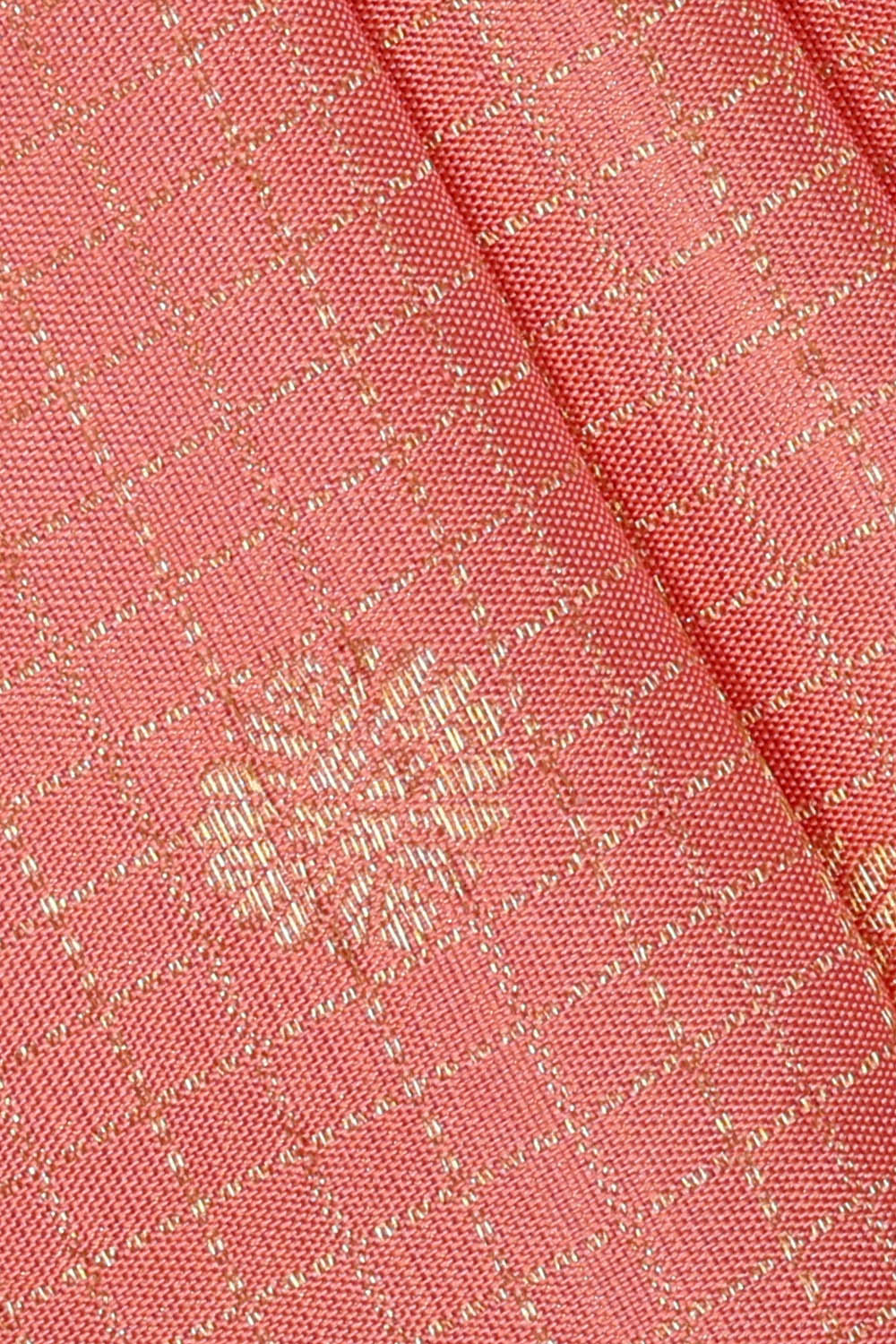 Image of Kanchipattu Fuchsia-Pink Kattam Saree