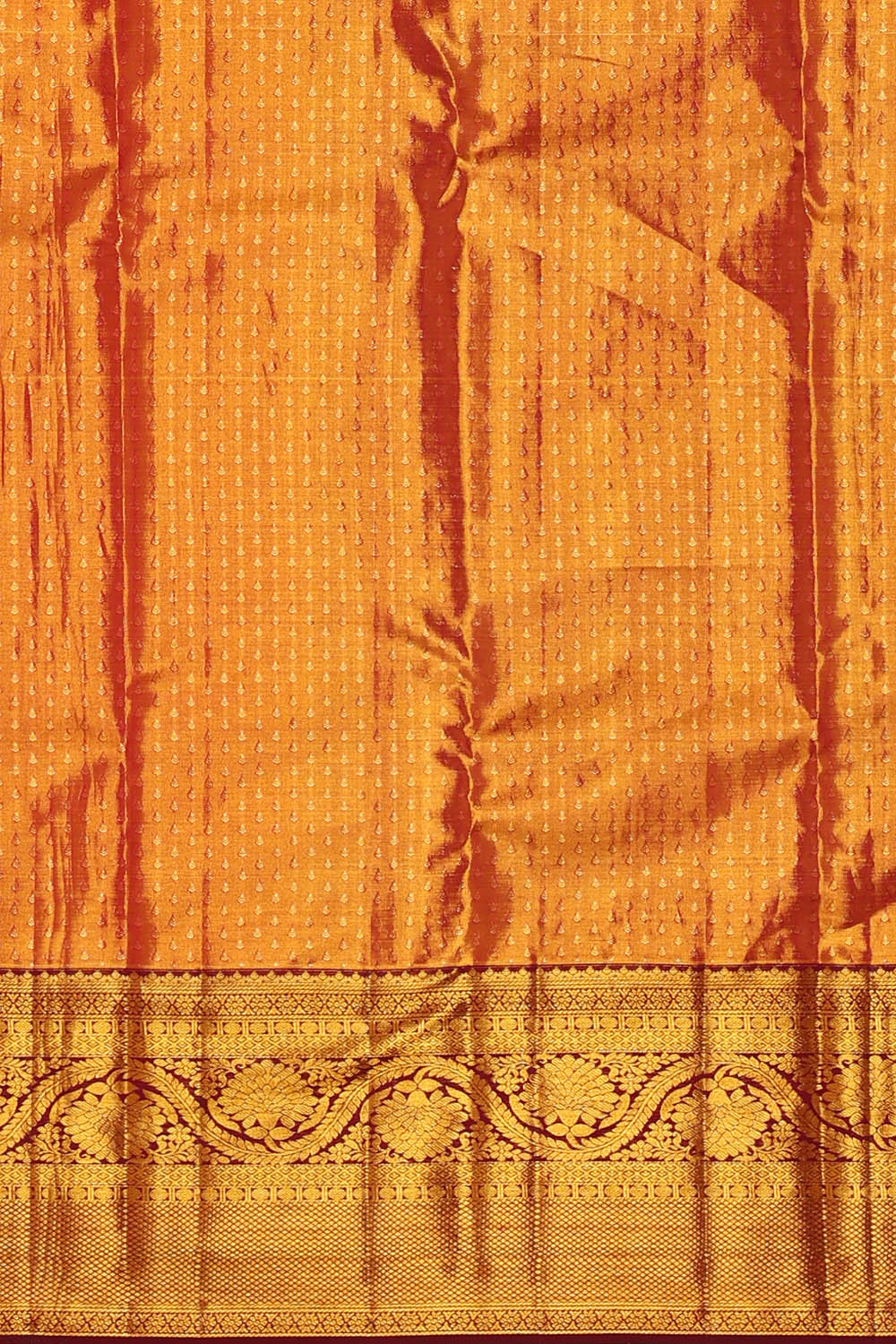 Image of Kanchipattu Multi-coloured Tissue Brocade saree