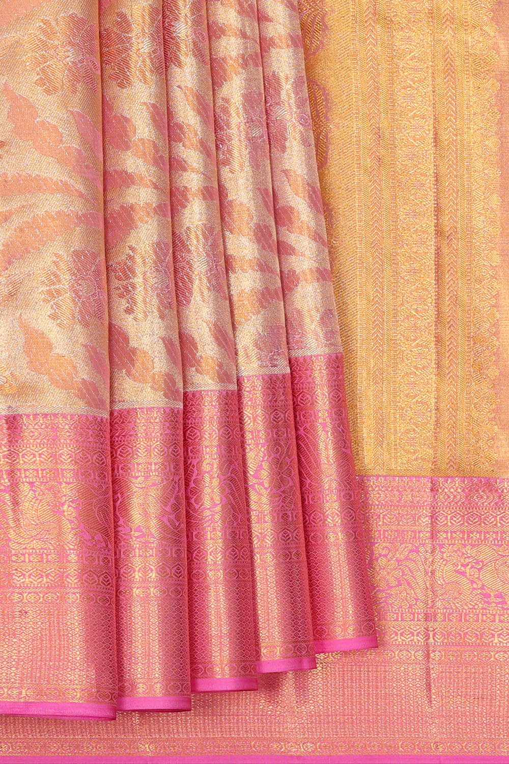 Image of Kanchipattu Tissue Brocade Saree