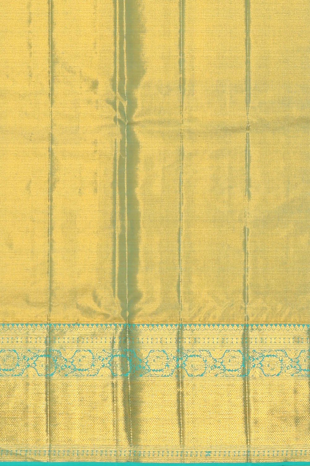 Image of Orange Kanchipattu Tissue Brocade Saree