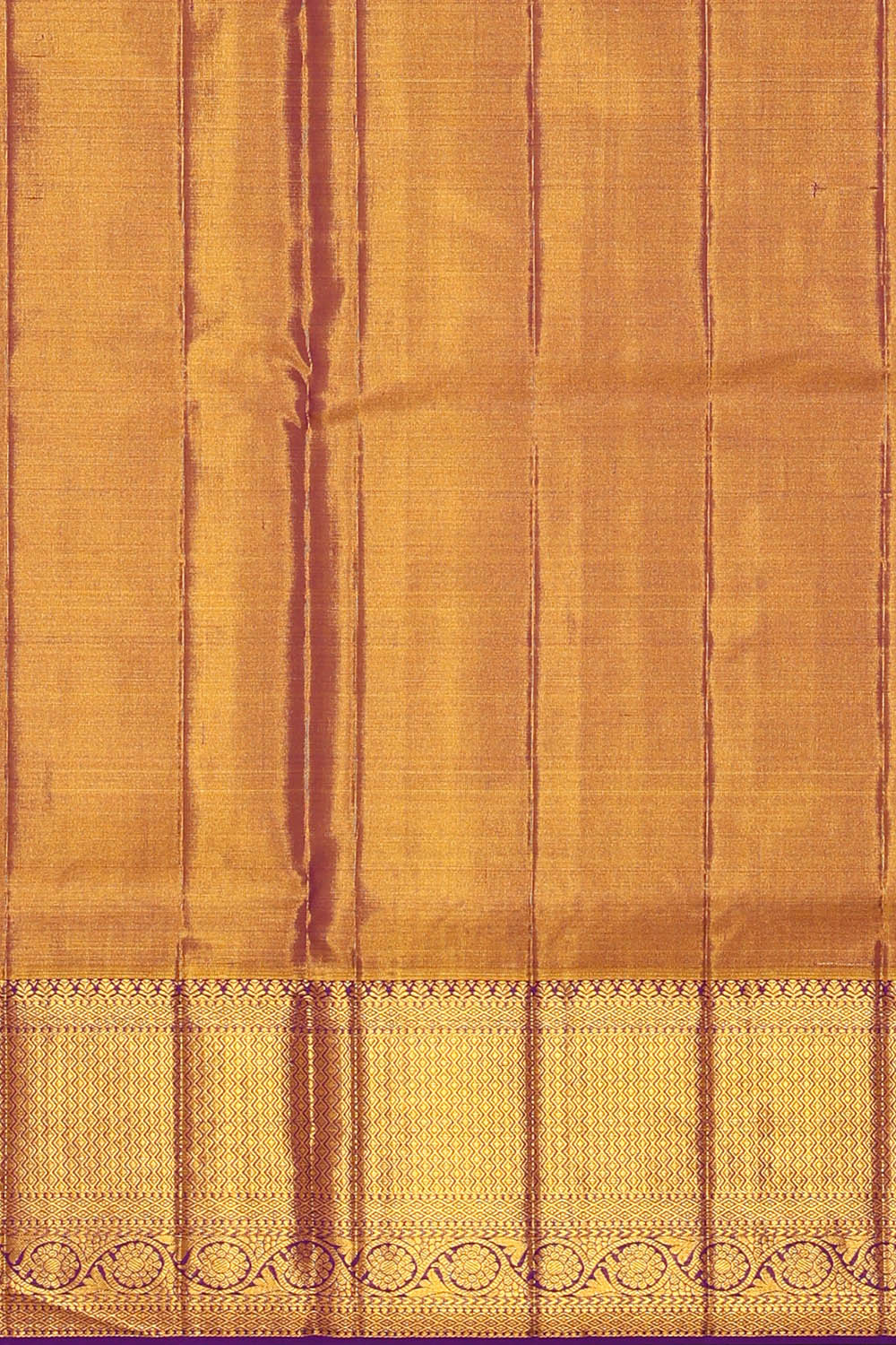 Image of Blue kanchipattu Tissue Brocade Saree
