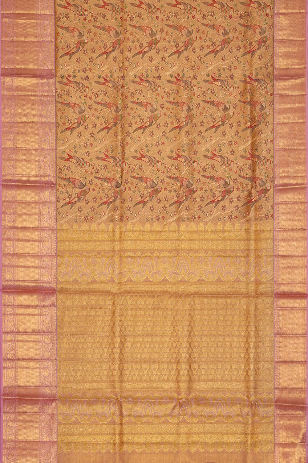Image of Kanchipattu Tissue Brocade Saree