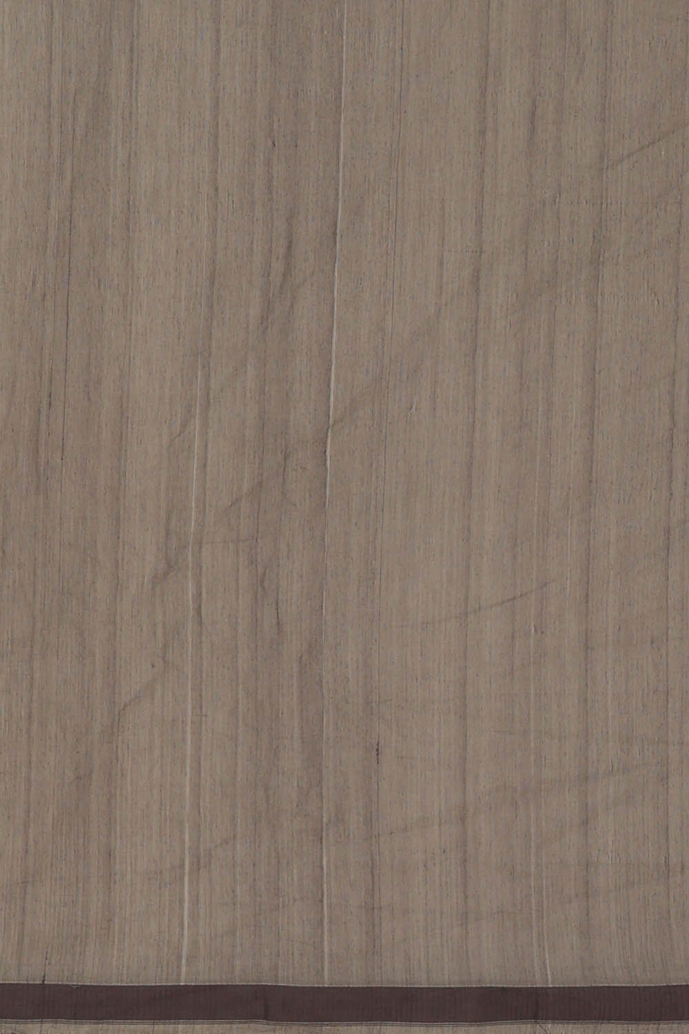 Image of Grey Cotton Saree