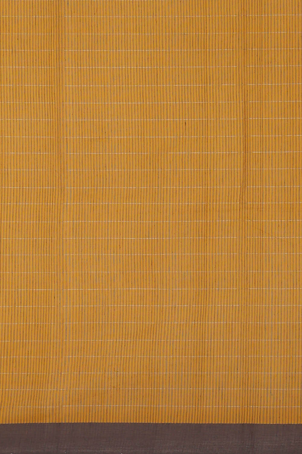 Image of Orange Cotton Saree