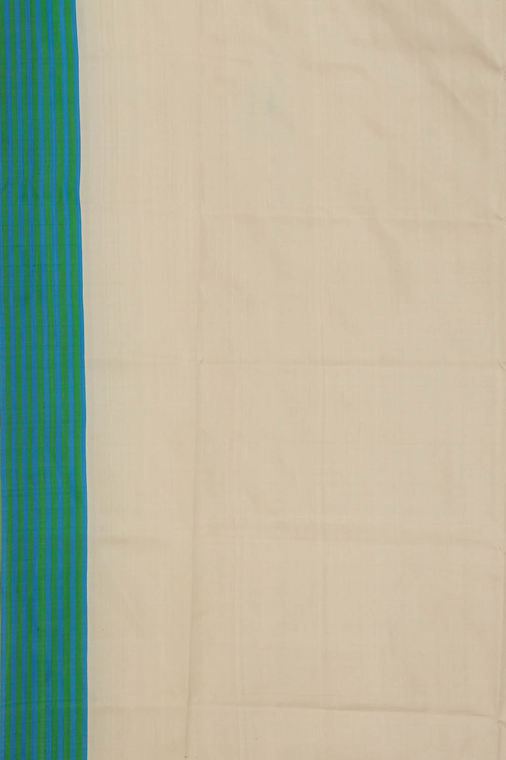 Image of Off-White Pure Silk Saree