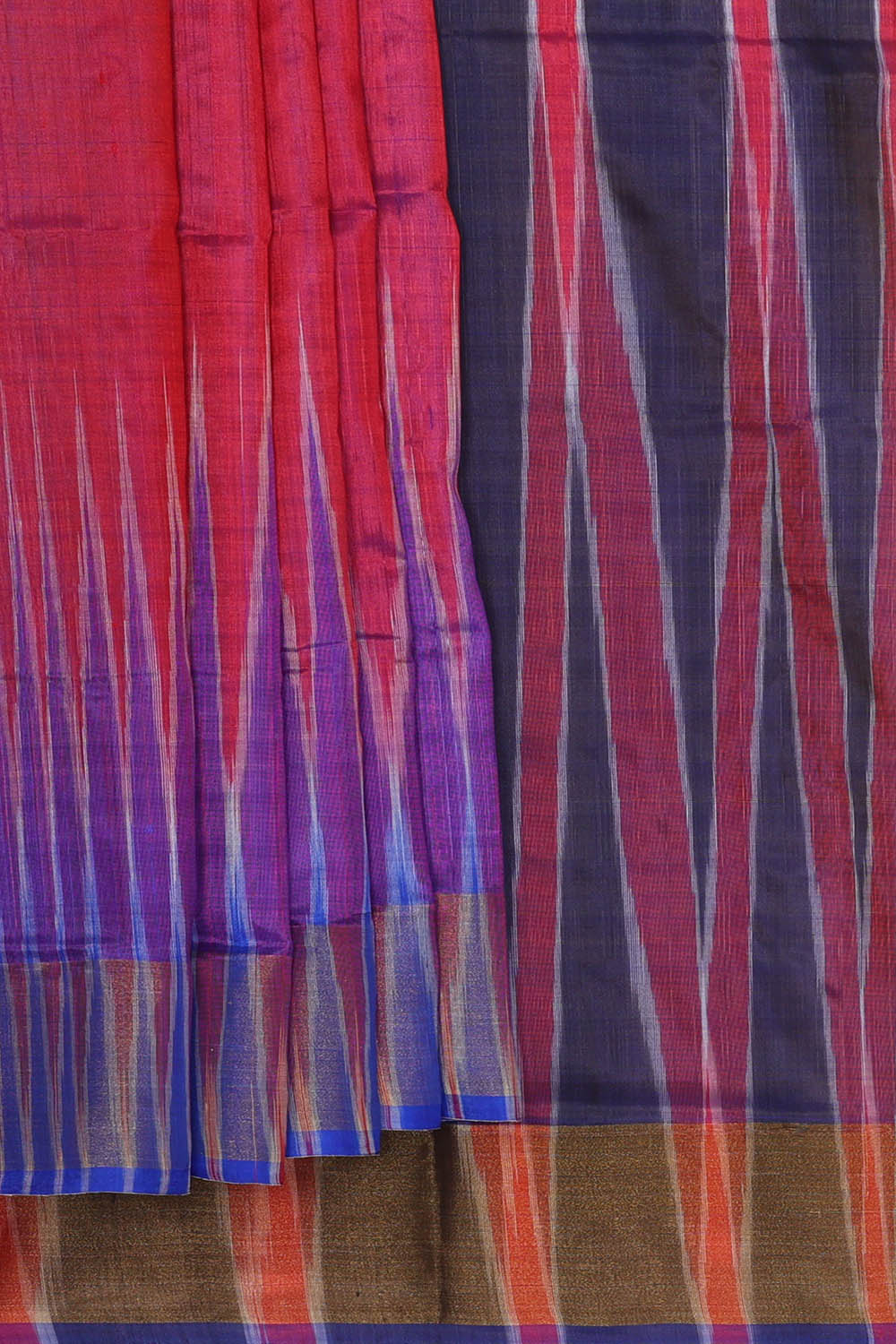 Image of Pink Pure Silk Saree