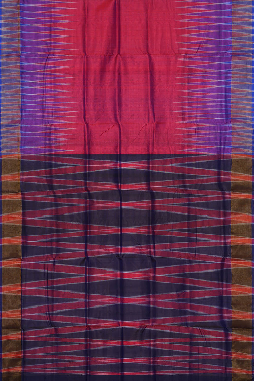 Image of Pink Pure Silk Saree