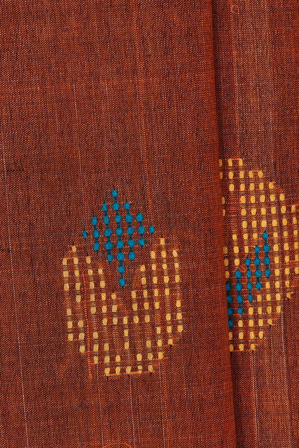 Image of Brown Tussar Silk Saree