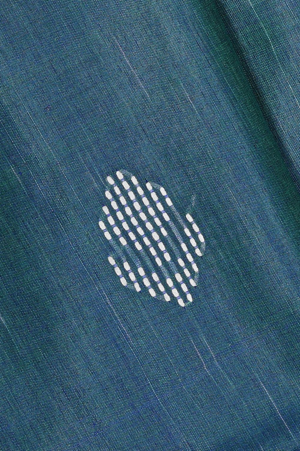 Image of Blue Desi Tussar Silk Saree