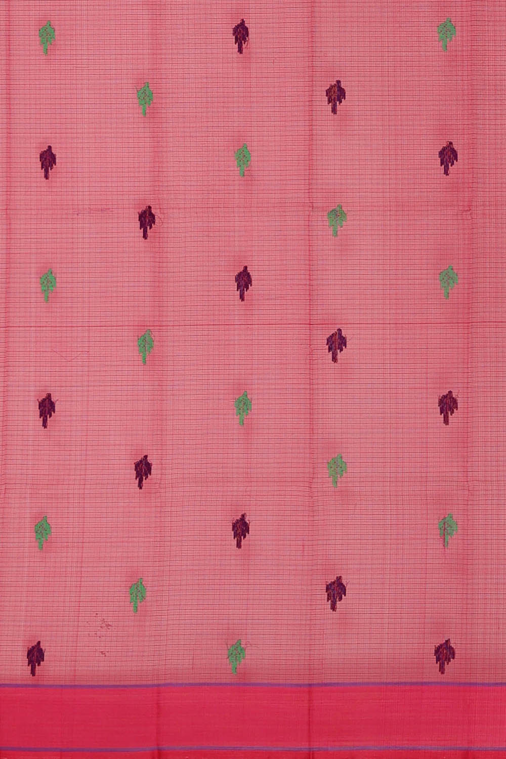 Image of Sea-Green Kota Cotton Silk Saree