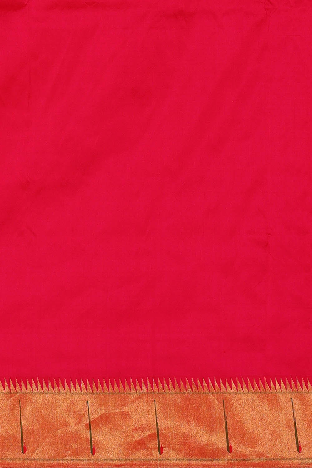 Image of Pink Fusion Pochampally Paithani Silk Saree
