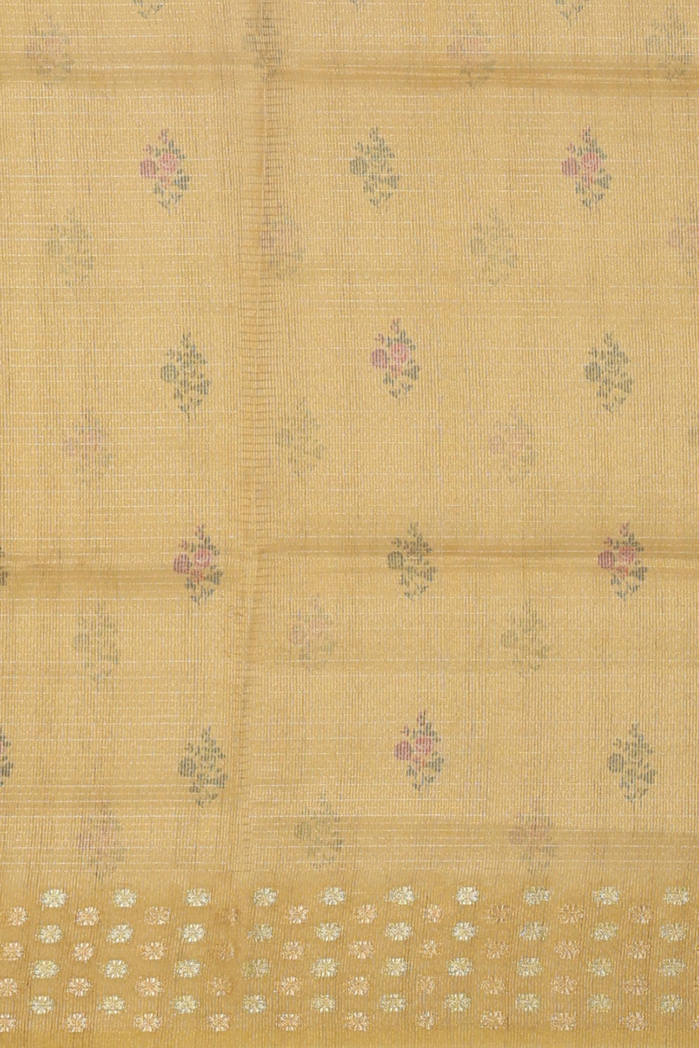 Image of Yellow Desi Tussar Silk Saree