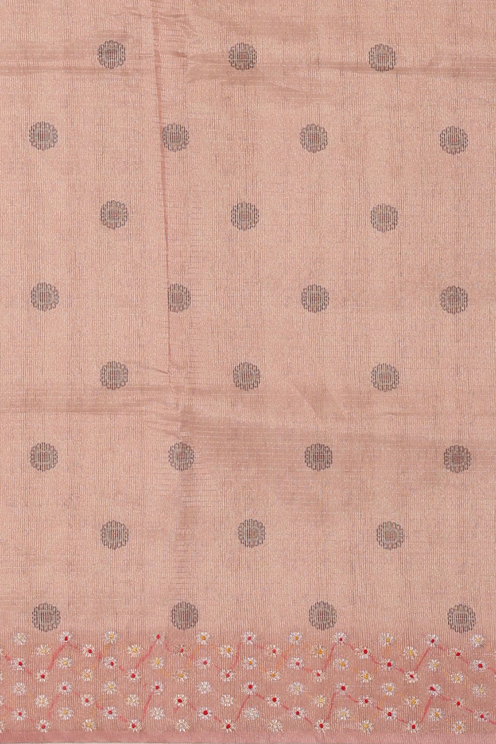 Image of Grey Desi Tussar Silk Saree