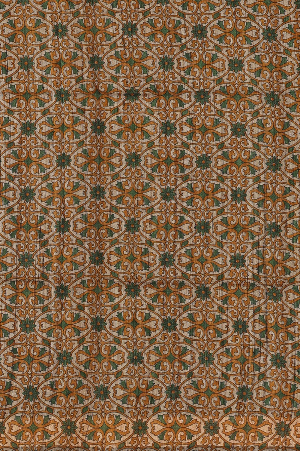 Image of Bottle-Green Tussar Silk Saree