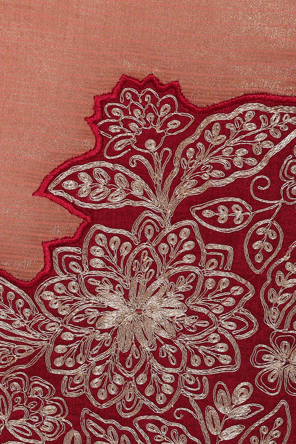 Image of Skillfully Appliquéd Onto The Drape