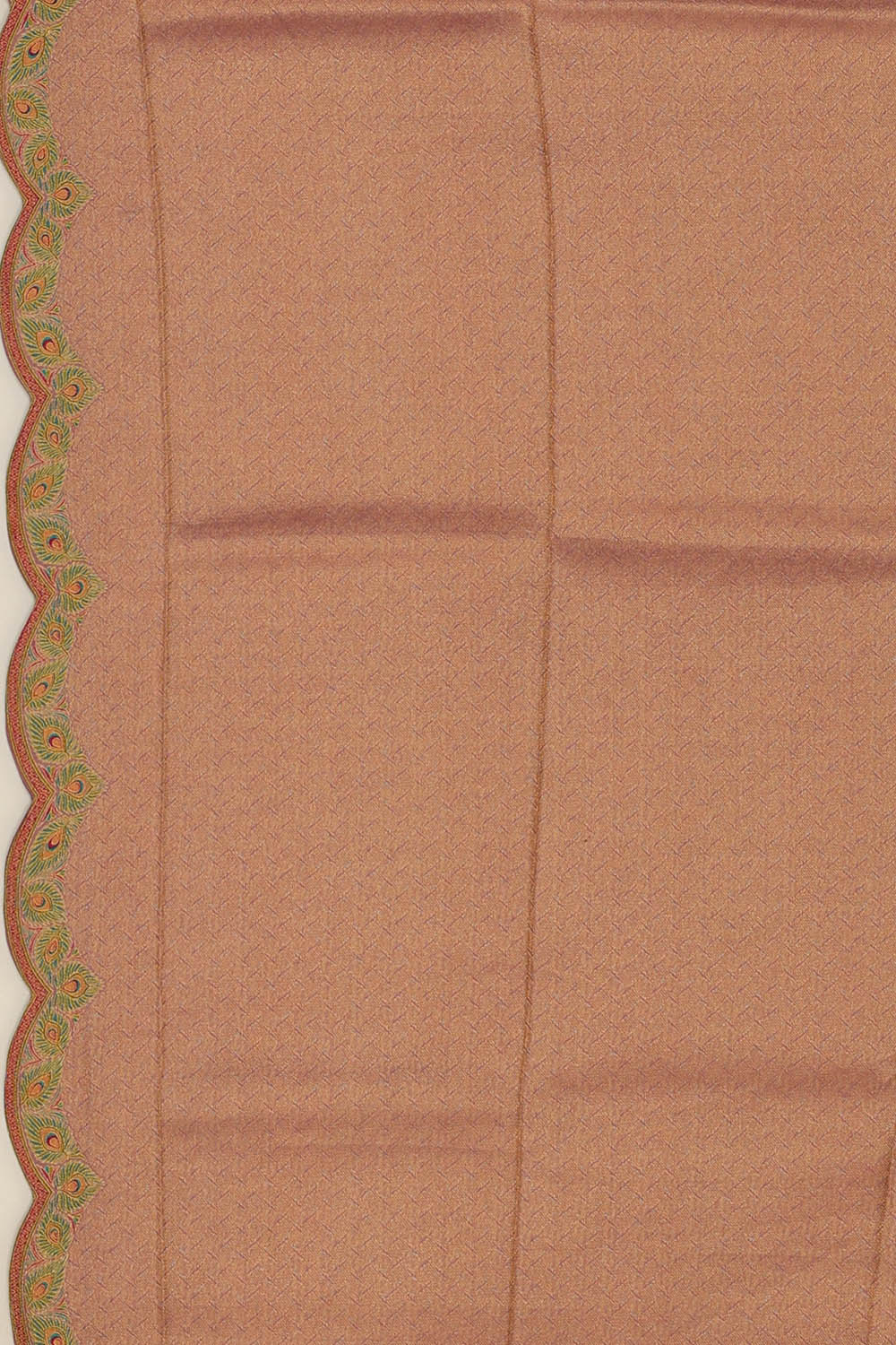Image of Mauve-pink Brocade Silk Saree