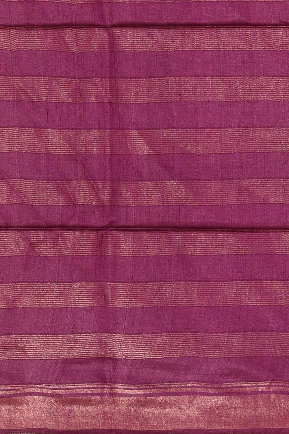 Image of Purple Tussar Silk Saree