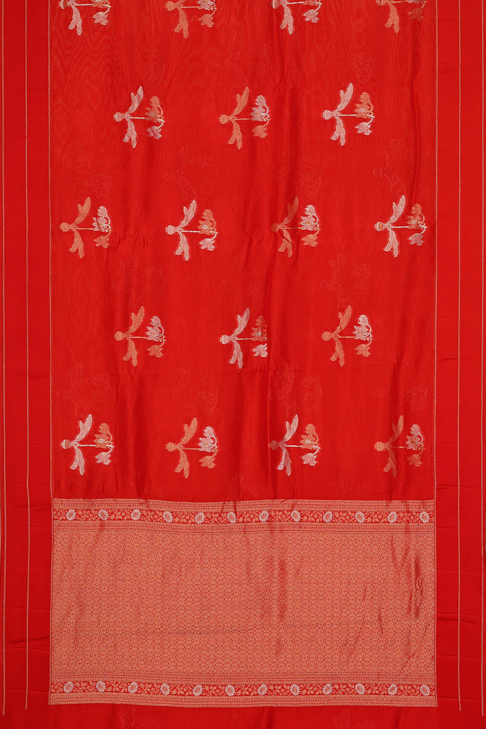 Image of Red Silk Saree