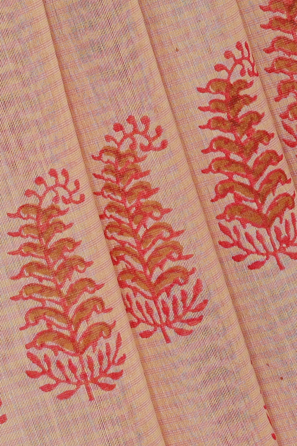 Image of Pink Silk Cotton Saree