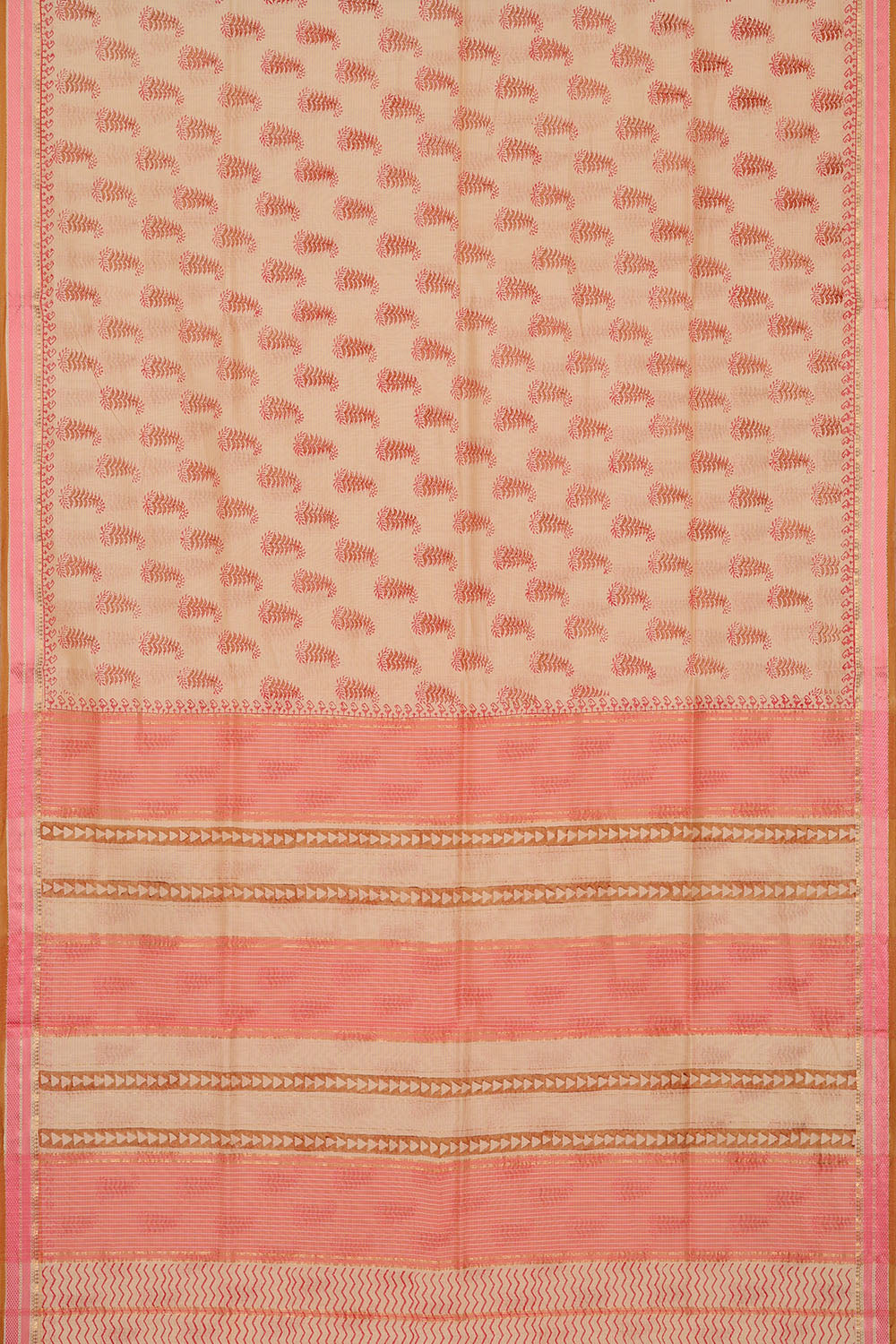 Image of Pink Silk Cotton Saree
