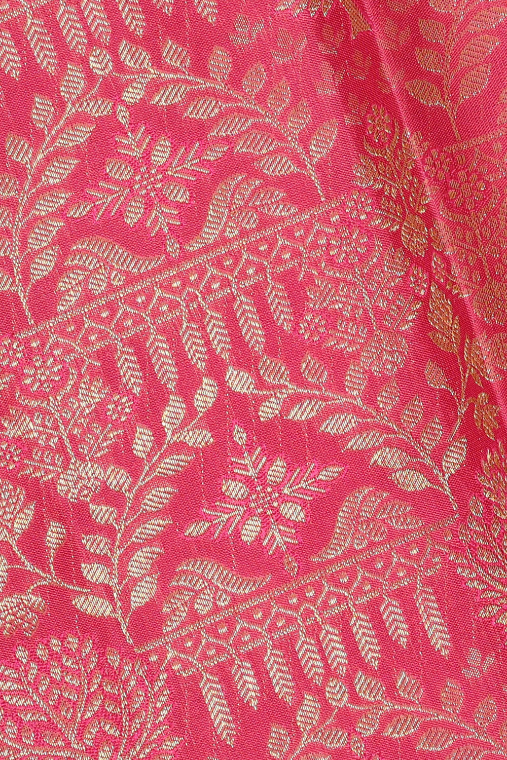 Image of Pink Kanchipattu Brocade Saree