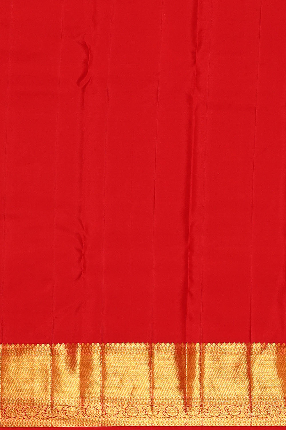 Image of Red Kanchipattu Brocade Saree