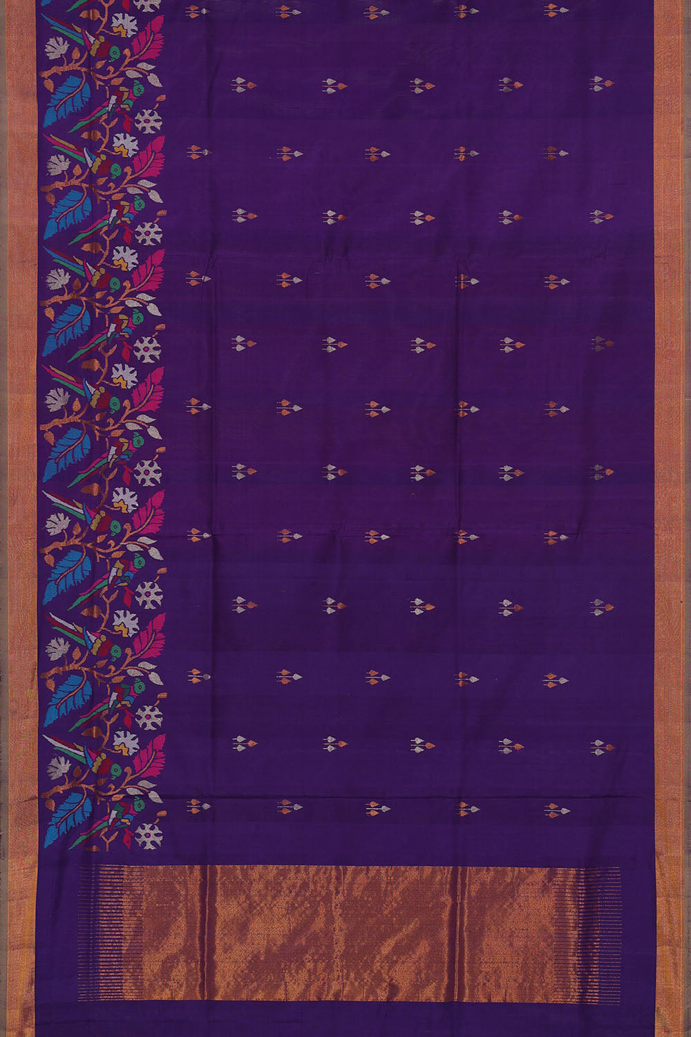 Image of Purple Uppada Silk Saree
