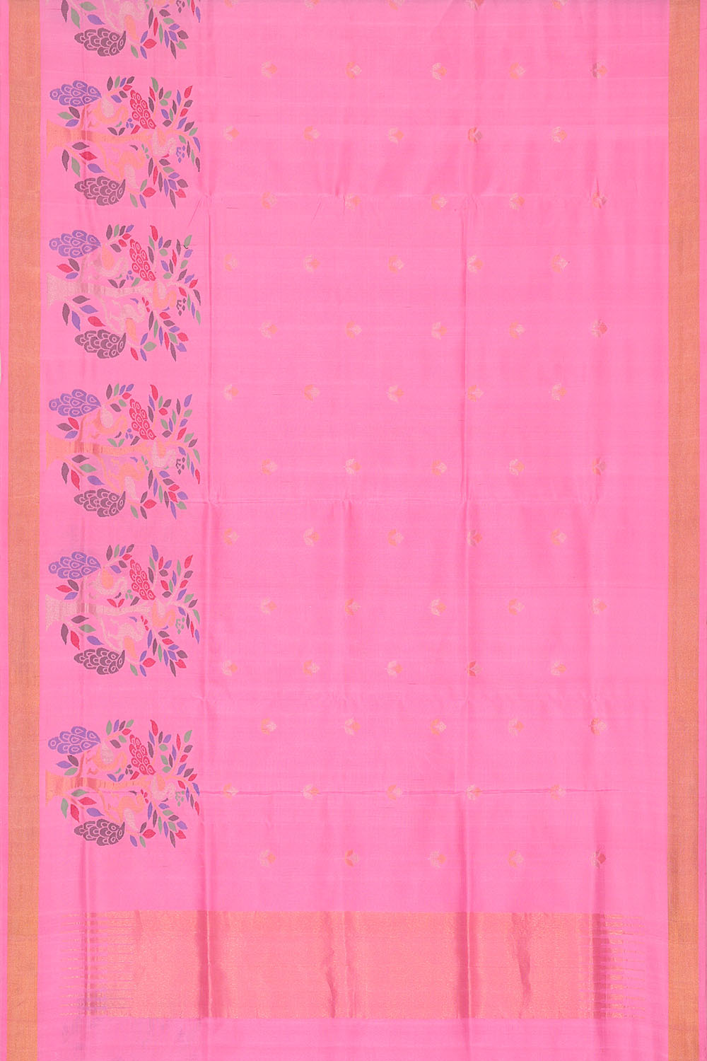 Image of Pink Uppada Silk Saree