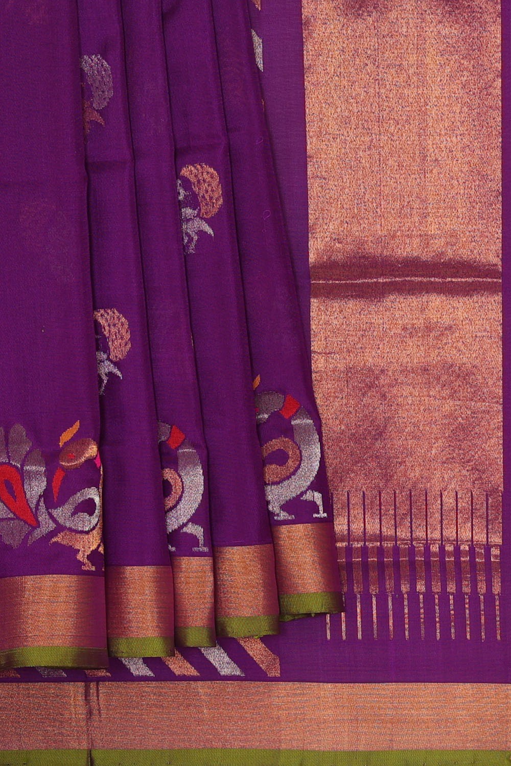 Image of Purple Uppada Silk Saree